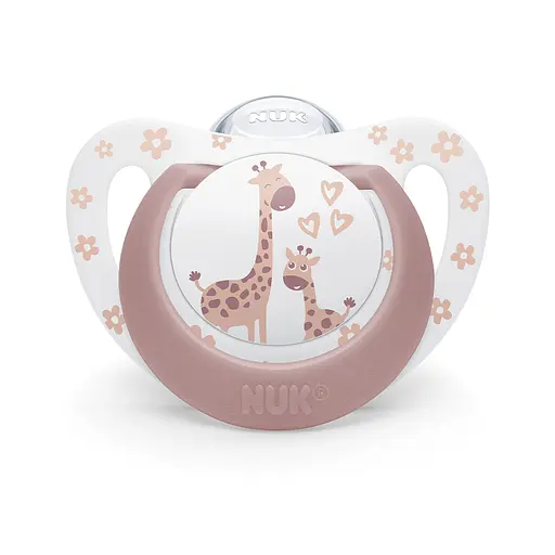 Пустушка Nuk First Choice силікон розмір 1 0-6 міс. пінгвін жираф 2 шт. (3954181) - фото 3
