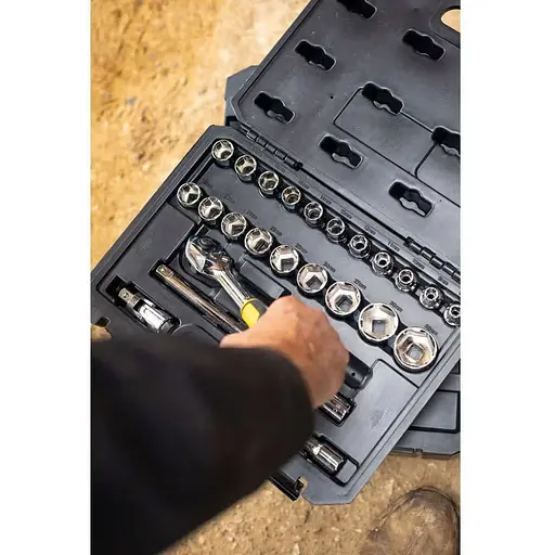 Набор торцевых головок Stanley 1/2" 24 шт. (STMT82830-1) - фото 2