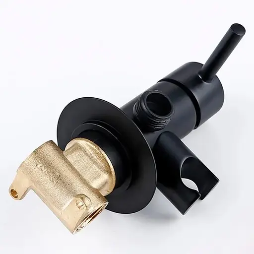 Набір гігієнічного душу прихованого монтажу Frap F7505-6, чорний, Чорний матовий - фото 4