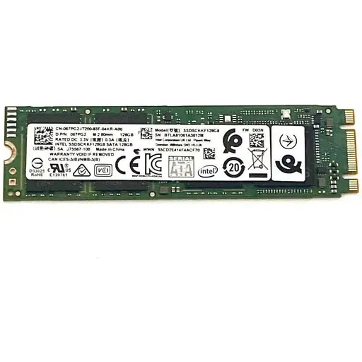 Накопичувач SSD Intel M.2 2280 128GB (SSDSCKKF128G) Б/В - фото 1