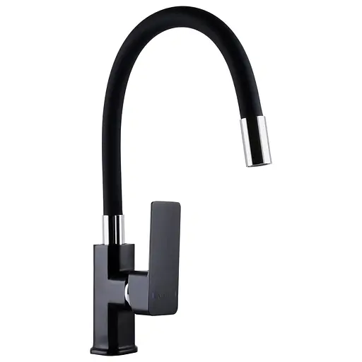 Змішувач для кухні Domino Malibu DMM-203 LR-Black-Black Чорний - фото 1