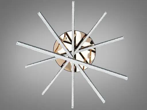 LED люстра стельова Romin чорна 72 Вт 12 м² без пульта - фото 4