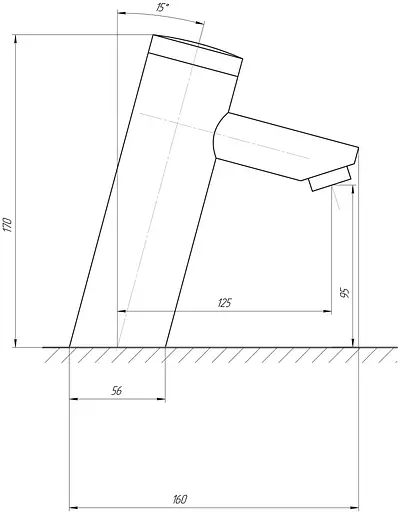 Монокран инфракрасный для умывальника Tremolada Tremo-8501 Battery Хром - фото 2