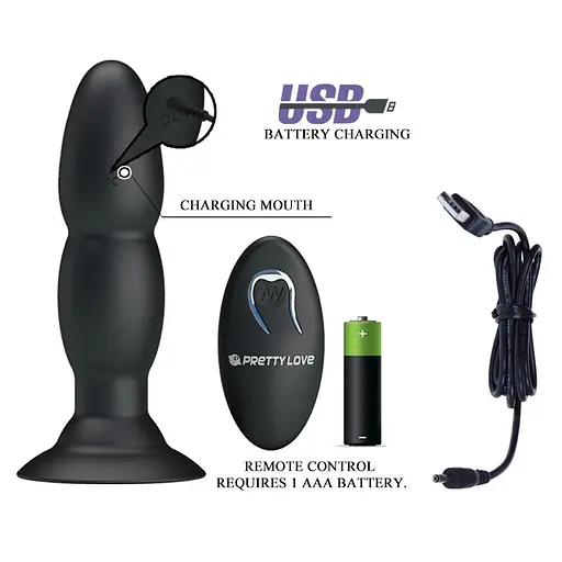 Набір секс іграшок Pretty Love Master Hunter 4 шт. чорний - фото 8