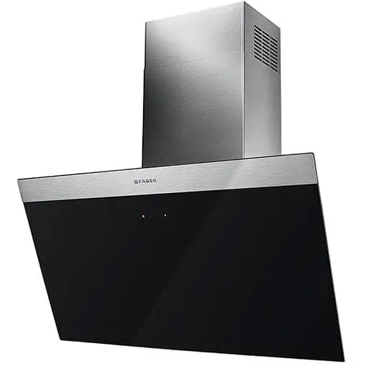 Вытяжка Faber наклонная 80 см 1169 м3ч Daisy + Bk A80 черная