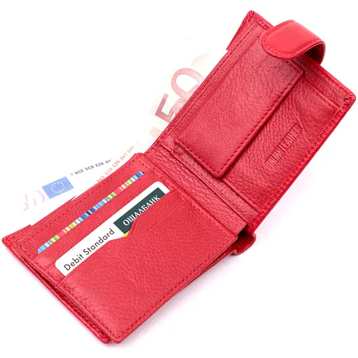 Кожаный женский кошелек ST Leather 11.3х9.5х2 см acs0028382 - фото 4