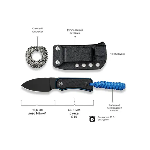 Нож Civivi Baby Banter Fixed Blade C23045-1 - фото 12