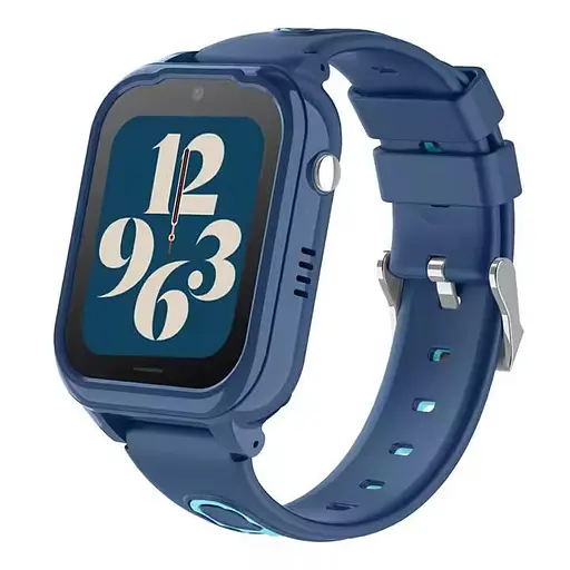 Дитячий смарт-годинник Smart Watch D38-X1 з SIM-картою GPS прослуховуванням відеодзвінком 4G Play Market синій - фото 3