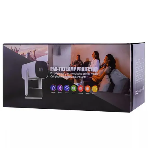 Проектор 4k Android K2 with battery 5200 mAh White - фото 6