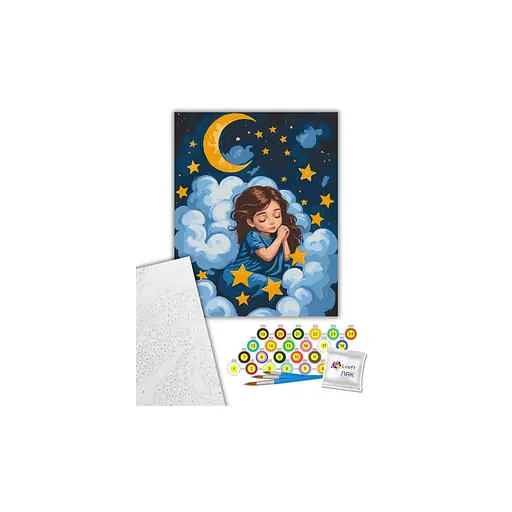 Картина по номерам ArtCraft Спящий ангелочек 40х50 см (15589-AC)