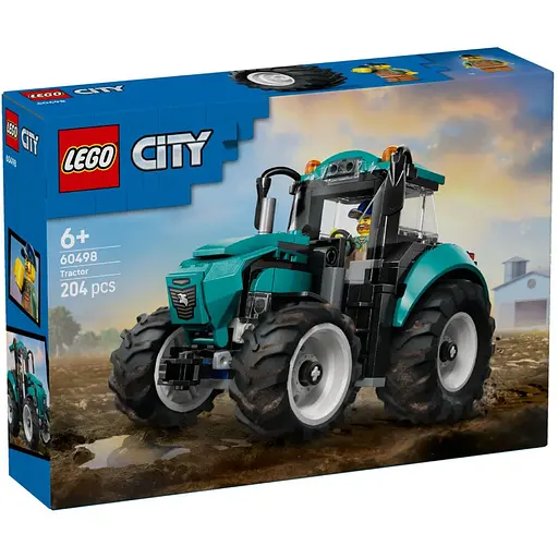 Конструктор LEGO City Трактор 204 деталі (60498)