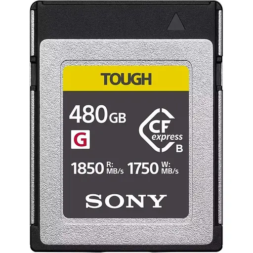 Карта памяти Sony CFexpress Type B 480GB R1850/W1750MB/s Tough - фото 1