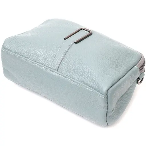 Женская повседневная сумка Vintage на два отделения из натуральной кожи 19х12.5х6.5 см sum0029028 - фото 5