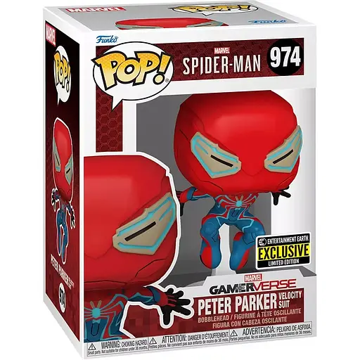 Фігурка Funko Pop Марвел Пітер Паркер Людина-павук Marvel Peter Parker Spider-Man 10 см Exclusive FP M SM 974E - фото 3