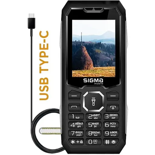 Телефон Sigma X-Style 341 Bro Black UA UCRF