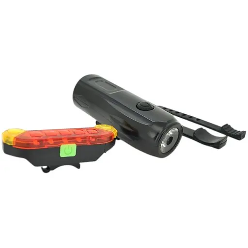 Набір ліхтарик + стоп Voltronic QX-T0703, 3+4 режими, Box - фото 1