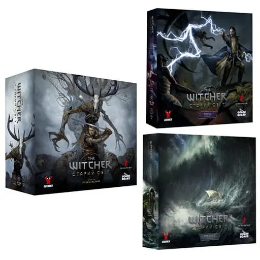 Настільна гра Geekach Games Відьмак. Старий світ - Делюкс видання + Маги + Скелліге (укр.) (GKCH025W+2) - фото 1