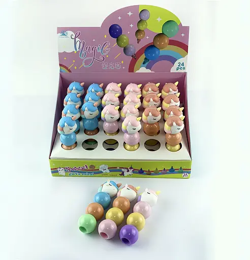 Текстовый маркер Единорог, MD-089, 3 цвета (В ассортименте) - фото 4