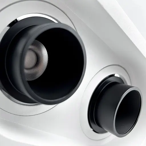 Встраиваемый светильник Skarlat RSL74090-2 2x10W WH+BK 3000K - фото 5