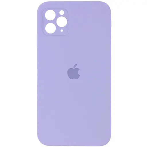 Чохол Epik Silicone Case Square Full Camera Protective AA для Apple iPhone 11 Pro 5.8 Бузковий/Dasheen - фото 1