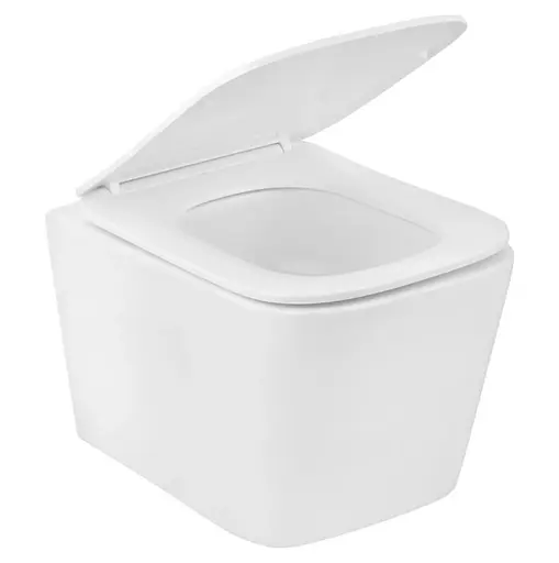 Унитаз подвесной безободковый Kroner Eifel WHI483429 TORNADO с сиденьем (KE483429WHIT) (CV032966) - фото 3