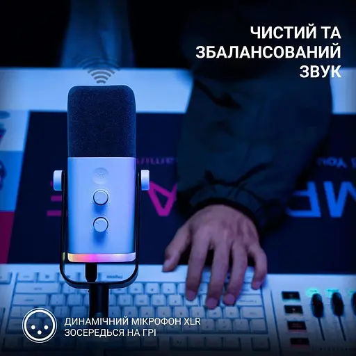 Мікрофон Fifine TAM8W USB White (TAM8W) - фото 7