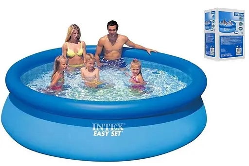Басейн наливний 28120 NP Intex, круглий 305х76см, об'єм 3854л, вага 8,4кг (6941057400099) - фото 1