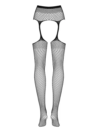 Колготки з імітацією панчох Obsessive Garter S815 S-L чорний - фото 7