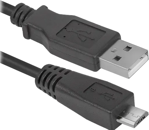 Кабель USB AM-micro BM, 1.8м, черный, 08-10BH Defender