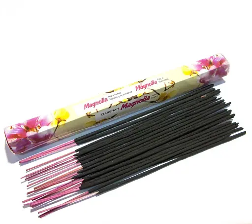 Аромапалички вугільні Darshan Magnolia Магнолія 20 шт. - фото 1