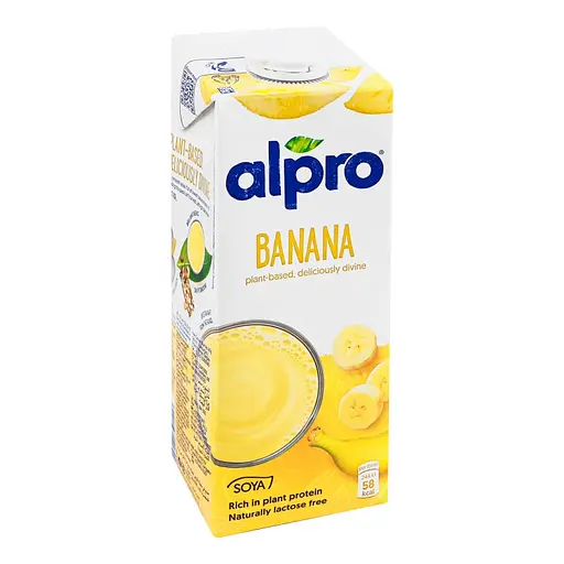 Напій бананово-соєвий Alpro 1 л - фото 2