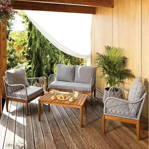 Комплект садових меблів Di Volio Ragio сірий - фото 10