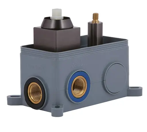 Душевая система для душа Qtap Gemini Gunmetal Black PVD скрытого монтажа QTGEM113GMB45698 - фото 11