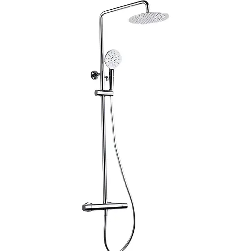 Душова система з термостатом Imex Amsterdam Turn Clean хром GTAM015, Хром - фото 1