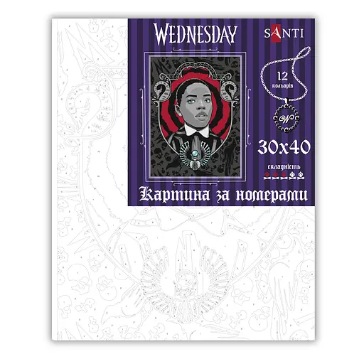 Картина за номерами Santi Wednesday Siren 30х40 см (955045) - фото 2