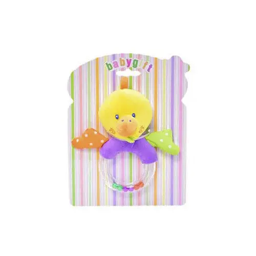 Погремушка мягкая Bambi C20561 Животные Утка