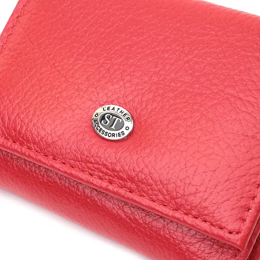 Кожаный женский кошелек ST Leather 9.5х7.5х2 см acs0029443 - фото 8