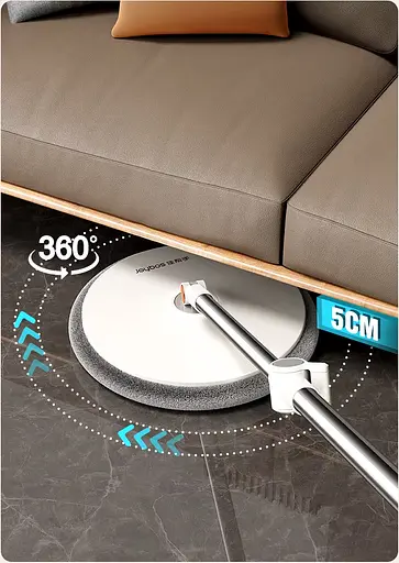 Набор швабра и ведро с отжимом Joybos Spin Mop S01 (JBS-XZTB-S1F1-JWT2P) - фото 7