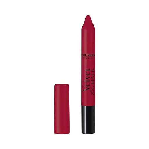 Карандаш для губ Bourjois Velvet The Pencil матовый тон 15 (Rouge Es-Carmin) 3 г (8000018796829) - фото 2