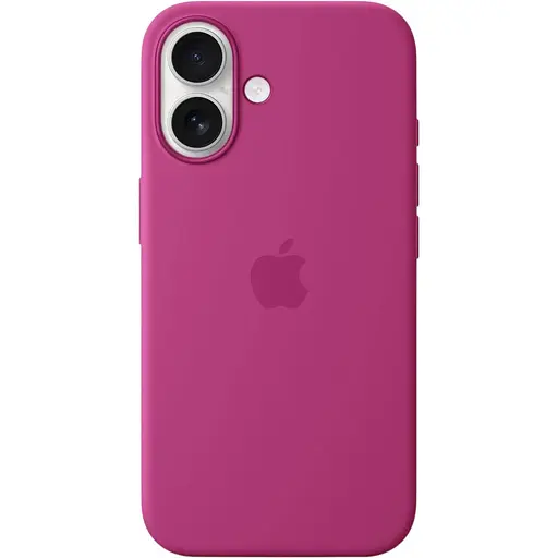 Оригинальный силиконовый чехол Apple Silicone Case MagSafe для iPhone 16 (6.1") Fuchsia MYY53ZM/A