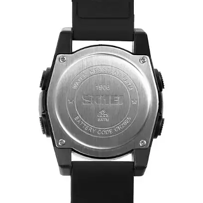 Чоловічий спортивний годинник Skmei 1906 (Білий циферблат) - фото 5