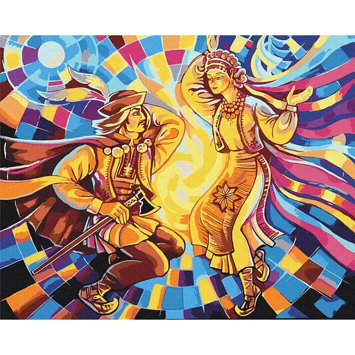 Картина по номерам Коломыйка Oleg Loburak Brushme 40x50 см разноцветная 000277456