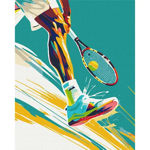 Картина за номерами на підрамнику Brushme Гра в теніс
