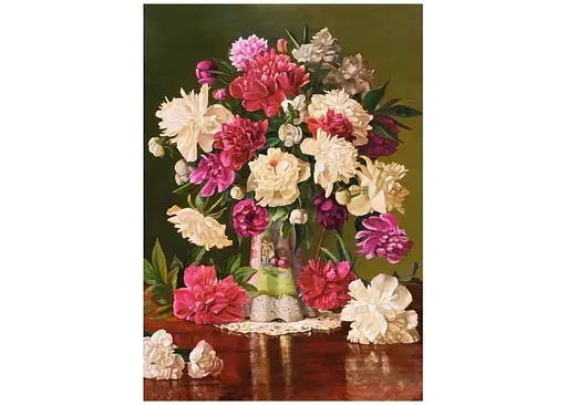 Пазл Castorland Красивые пионы 500 эл. (B-53780) - фото 2