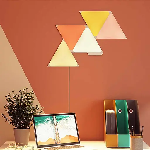 Умная система освещения Nanoleaf Shapes Triangles Starter Kit 15шт [80702] - фото 6