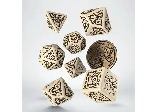 Набор кубиков The Witcher Dice Set. Leshen - The Master of Crows , 7 шт. (SWLE01) - фото 2