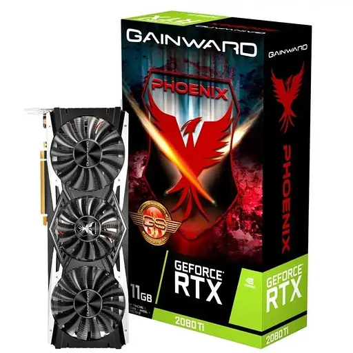 Видеокарта Gainward RTX 2080Ti PHOENIX GS 11G (NE6208TS20LC-150X) (GDDR6, 352 bit, PCI-E 3.0 x16) Б/у - фото 3
