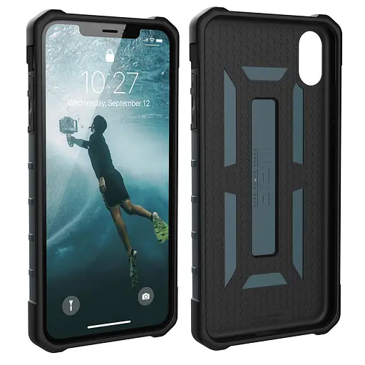Оригинальный противоударный чехол UAG Pathfinder для iPhone XS Max (6.5") Slate 111107115454 - фото 5