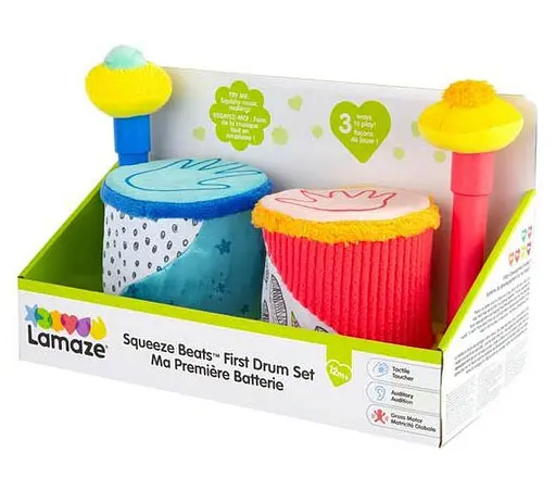 Музыкальная игрушка Lamaze L27472 Моя первая барабанная установка - фото 4