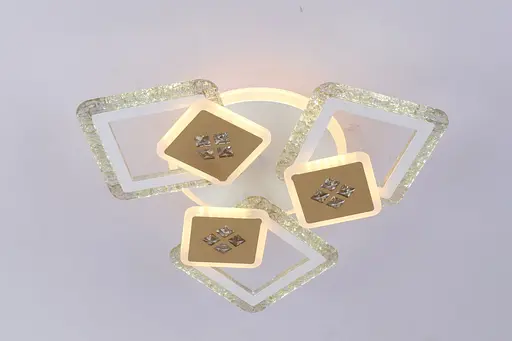 Люстра светодиодная VALESO V K39940-3 3 1 WT gold с пультом - фото 3